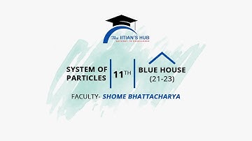System of Particles,11th,Blue House (21-23 ),Date-09-11-2021,By-Shome Bhattacharya