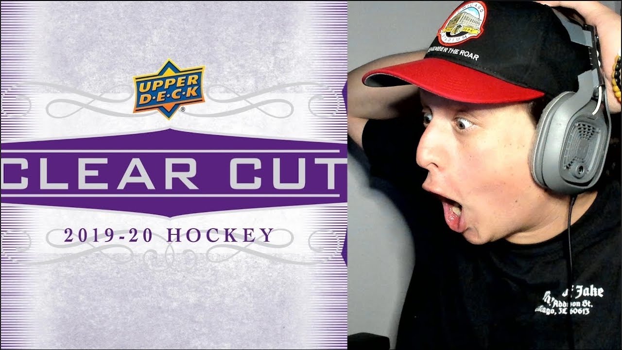 MASSIVE 2019-20 UPPER DECK CLEAR CUT BREAK AND PULL! CHECKING OUT MY COLLECTION! *HOCKEY CARD BREAK*