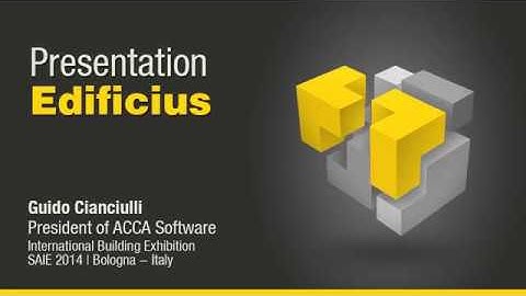 Edificius Tutorial - Structural verifications from the Architectural BIM model - ACCA software