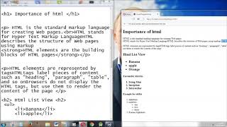 3.HTML TUTORIAL- Headers , Lists and Text Tags
