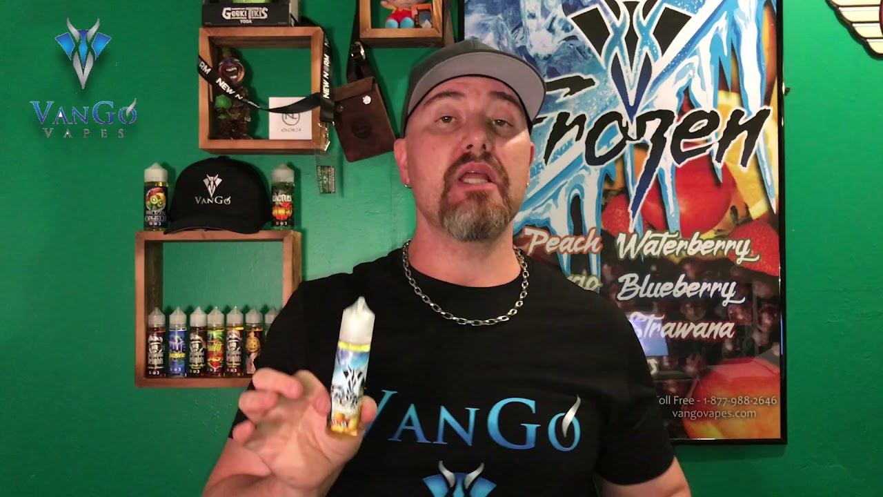 1 minute review of Frozen Mango from Vango Vapes - YouTube