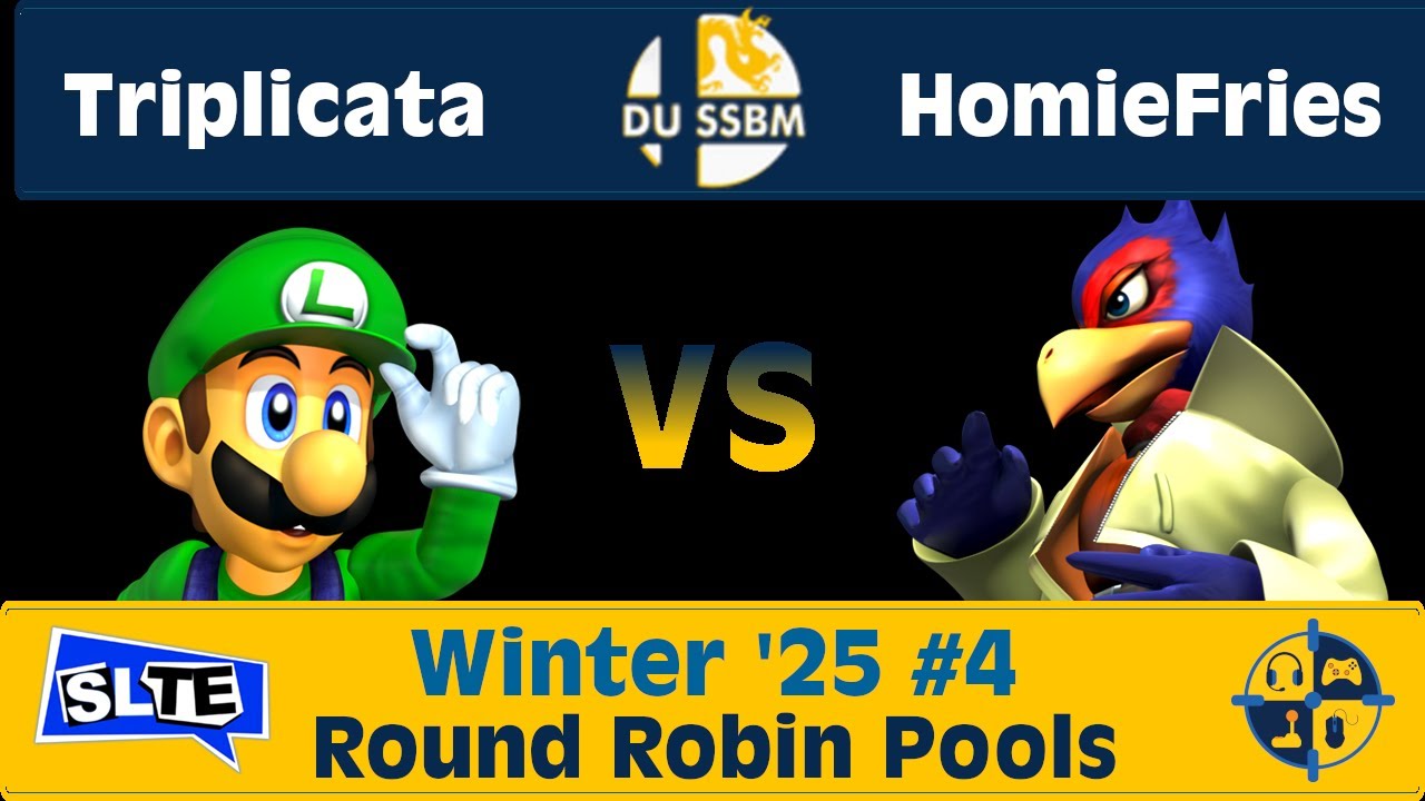 Drexel Melee Winter '25 #4: Triplicata (Luigi) Vs. HomieFries (Falco) - RR Pools