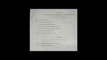 BSc psychology fourth sem individual differences