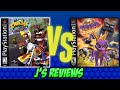 Crash Bandicoot Warped vs Spyro Year of the Dragon