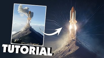 Volcano Rocket Launching | Photoshop Tutorial