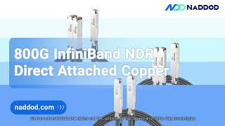 800G Infiniband NDR DAC Cables Introduction｜NADDOD