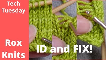 Fixing Mistakes: How to Ladder Down a Column of Stitches // Technique Tuesday