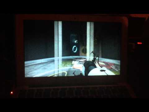 PORTAL 2 on MACBOOK AIR 11.6 (2010) Test