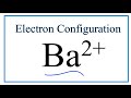 Barium Electron Configuration Concepts