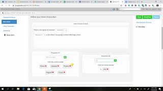 Making an inline choice question