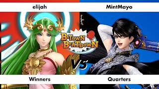 B-Town Beatdown 99 Winners Quarters: elijah (Palutena) vs MintMayo (Bayonetta)