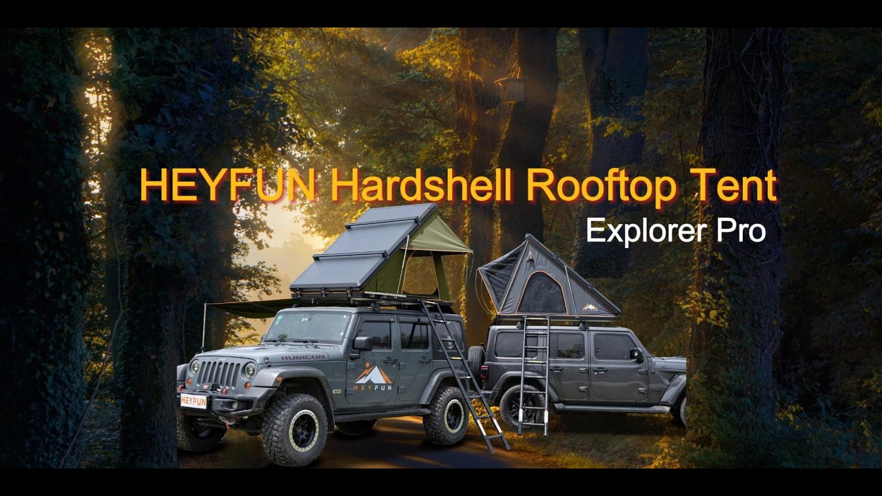 HEYFUN Hardshell Rooftop Tent - Explorer Pro