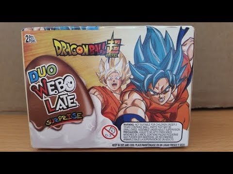 Huevo Sorpresa Dragon Ball Super /ドラゴンボールスーパー (Marca Webolate) - YouTube