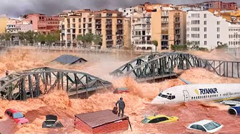 Spain is Underwater! Severe Floods and Hail Storm Struck Ripollet, Barcelona province
