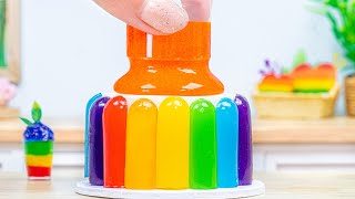 Chocolate Magic: Cute Miniature Rainbow Cake Decorating Ideas for Cake Lovers