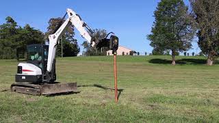 Vibratory Post Driver for Mini Excavators | Blue Diamond Attachments