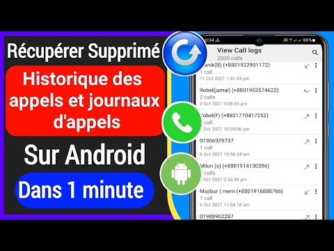 Vidéo: Comment récupérer les journaux d'appels sur Android ?