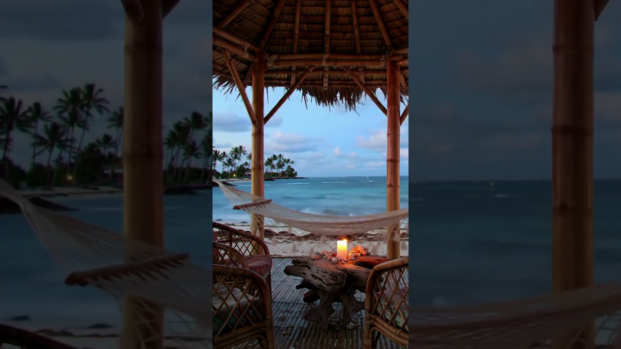 Soul-Calming Beach Escape | Peaceful Waves & Candlelight Serenity 🌊🕯️