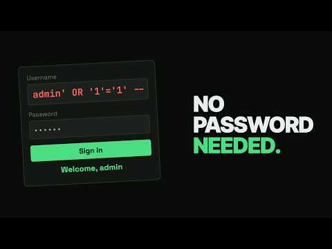 The Login Page That Lets Everyone In (SQL injection)