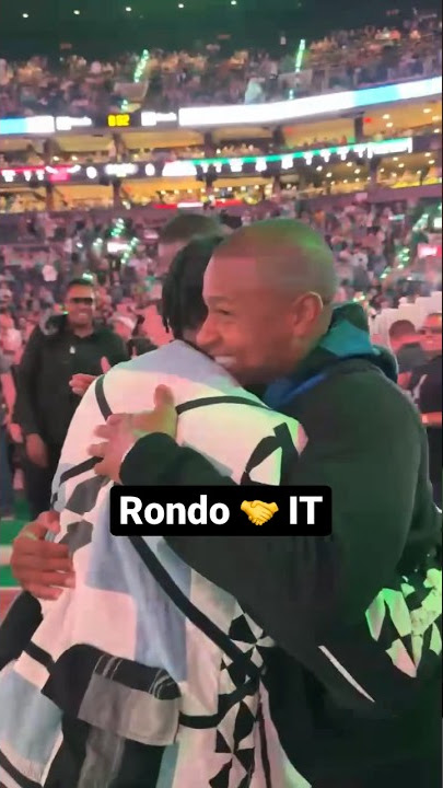 Rajon Rondo & Isaiah Thomas in the building for Game 7 #nba #nbaplayoffs