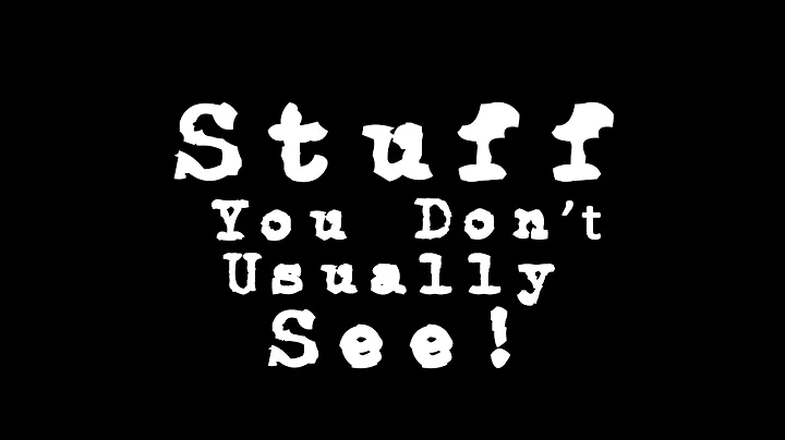 Stuff You Don't Usually See! Ep 41 (David Vaughn)