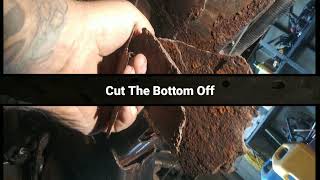 F150 frame rust repair using Doorman slip over by Skunkworx Fabrication 4,703 views 1 year ago 1 minute, 39 seconds