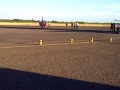 Lino Cesar Oviedo llegando de Horqueta - Aeropuerto de Concepcion 02/02/13