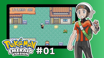 Pokemon Emerald Walkthrough Guide 01 -  Littleroot Town [No Commentary]