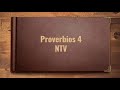 PROVERBIOS - CAPÍTULO 4 (NTV 10)