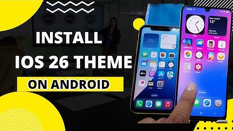 Install iOS 26 theme on Android full Tutorial 