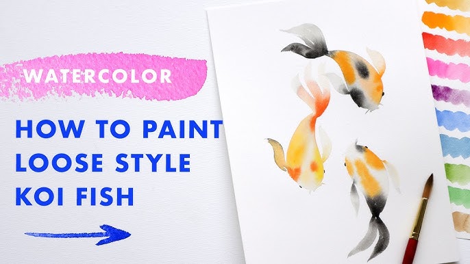 Koi Fish Watercolor Tutorial – Faber-Castell USA