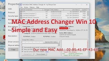 MAC Address Changer Windows 10 Simple and Easy