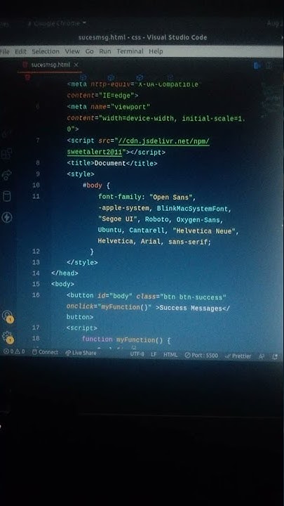 CSS Success Message Alert code check the👇 description box👇 - YouTube