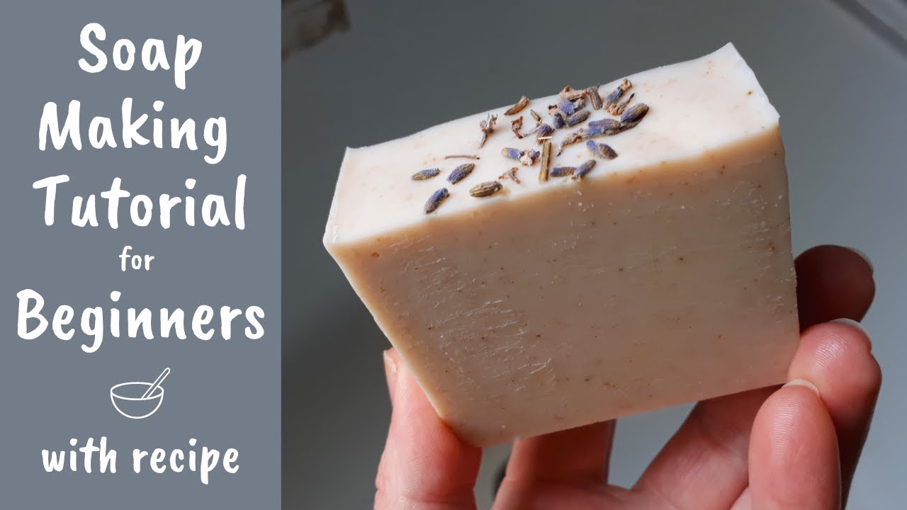 ⁣Soap Making Tutorial for Beginners - Full Demonstration and Easy Beginner Recipe