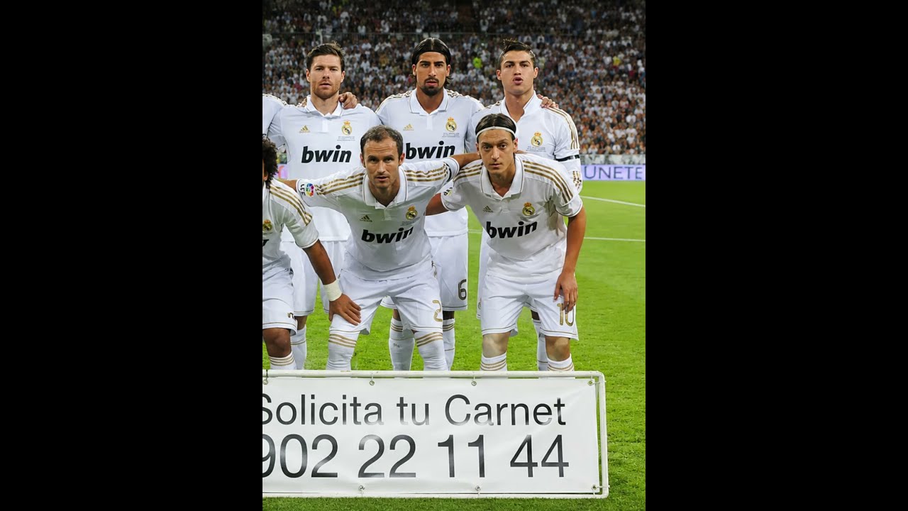 Squad Team Real Madrid 2011/12 #shortsfeed