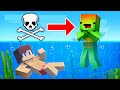 Minecraft but air kills mikey and jj  maizen challenge