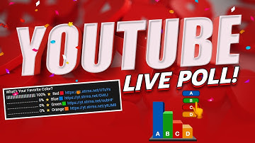 How To Have A LIVE *POLL* On A YouTube Video! (NEW FEATURE)