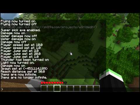 Minecraft Tutorial: Single Player Commands and Wor...