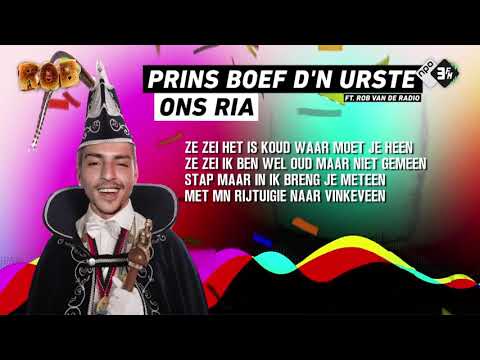 🍞ROB// Prins Boef d'n Urste ft. Rob van de Radio - Ons Ria