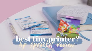 A Perfect portable printer for planners & journalling? | HP SPROCKET 200 Unboxing, Demo & Review