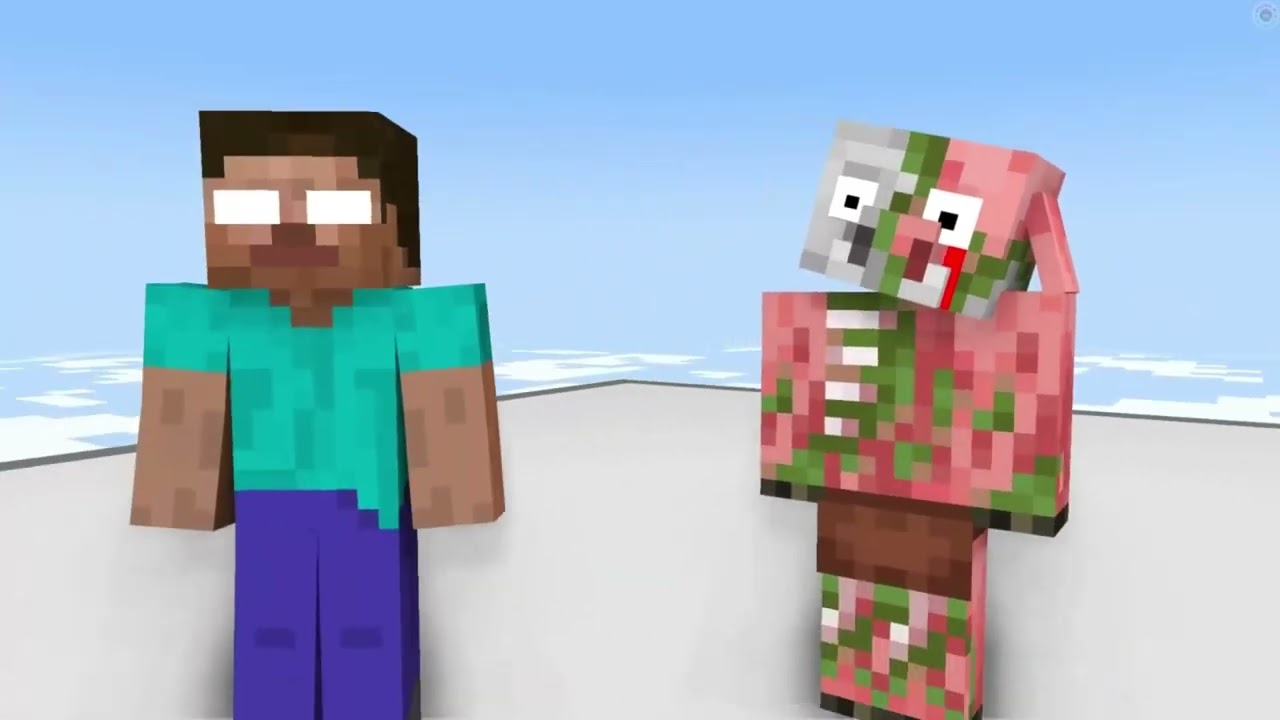 Monster School TEETH RUNNER CHALLENGE   Minecraft Animation   18of22