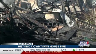 Fire rips through century-old home in Old Town Bay St. Louis