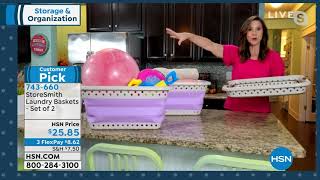 StoreSmith Laundry Baskets  Set of 2
