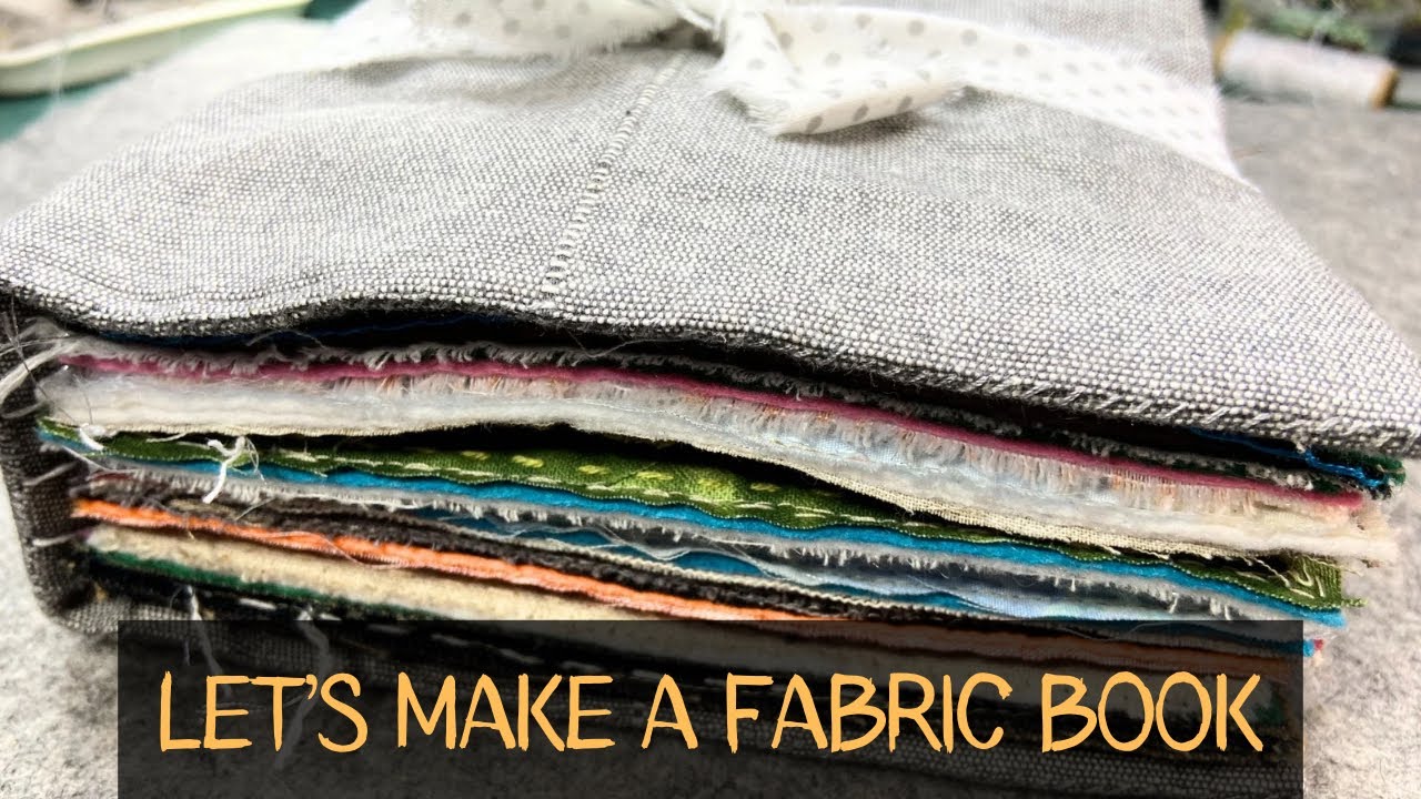 Как собрать книгу тканей для медленной вышивки | Урок для начинающих