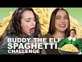 Buddy The Elf Spaghetti Challenge - Merrell Twins - Christmas