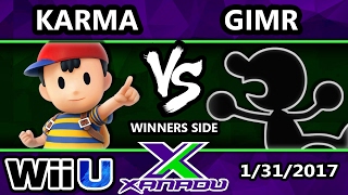 S@X 187 - Karma (Ness) Vs. VGBC | GimR (G&W) - SSB4 Tournament - Smash for Wii U - Smash 4