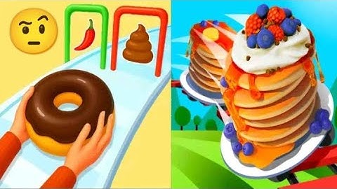 Bakery Stack Cooking Game Vs Pancake Run - All Levels Gameplay Android IOS Ep1