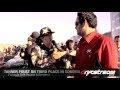 Tanner Foust on his third place finish at round 6 of Formula