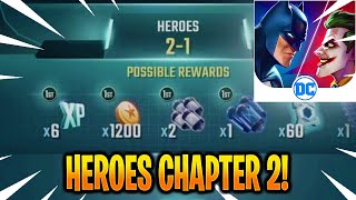 DC Heroes &amp; Villains Chapter 2 Gameplay! (iOS)