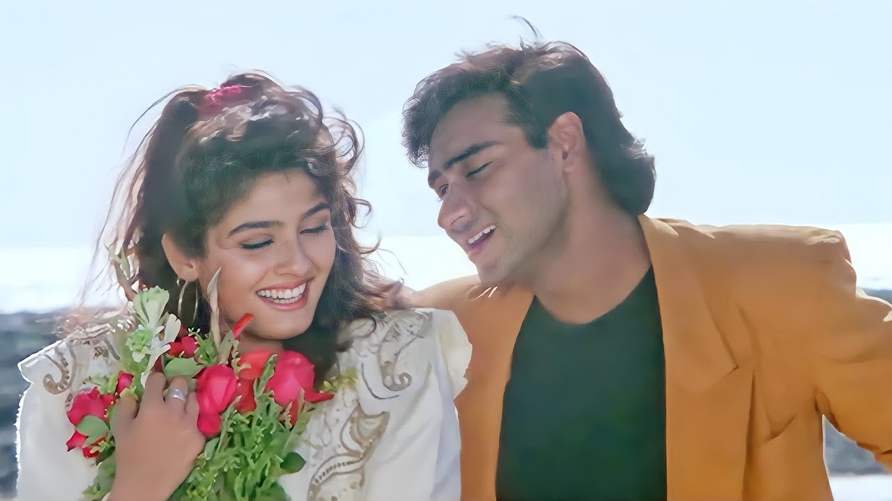 Bata Mujhko Sanam Mere   Divya Shakti  Kumar Sanu Alka Yagnik  Ajay Devgan  Raveena Tandon